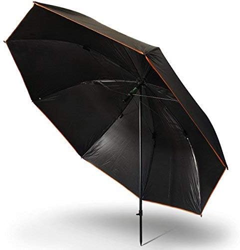 NGT Carp Fishing 50" Black Umbrella Brolly with Taped Seams & Ti