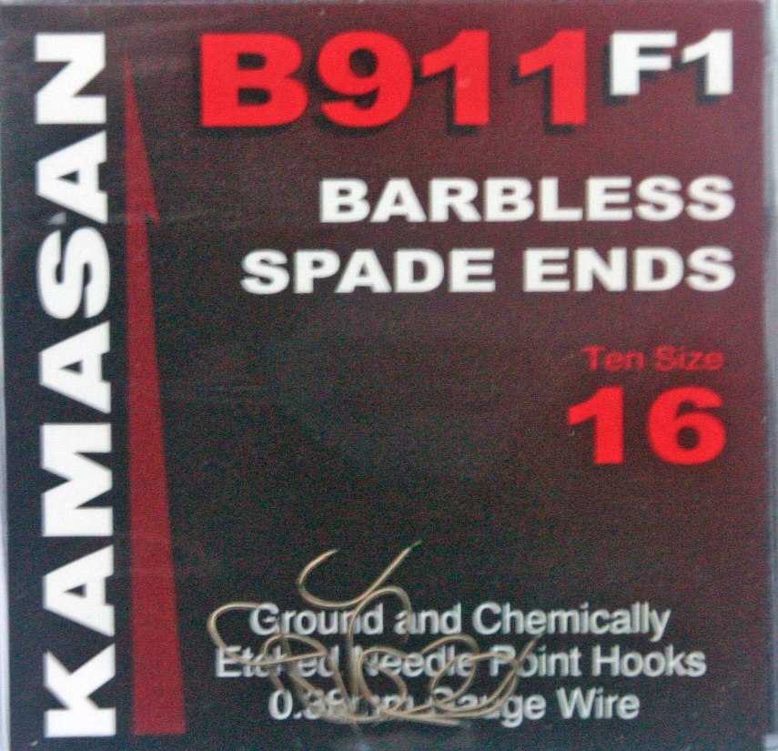 Kamasan B911 F1 Barbless spades