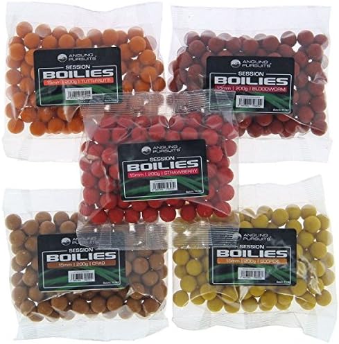 Carp Fishing Boilies, 5 Assorted 200 Gram Packs From Angling Pur