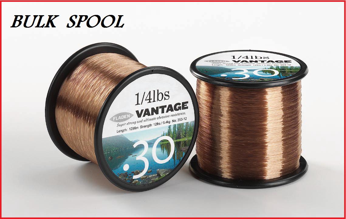 Vantage Bulk Spool Carp fishing Brown Line 1296 m 12lb