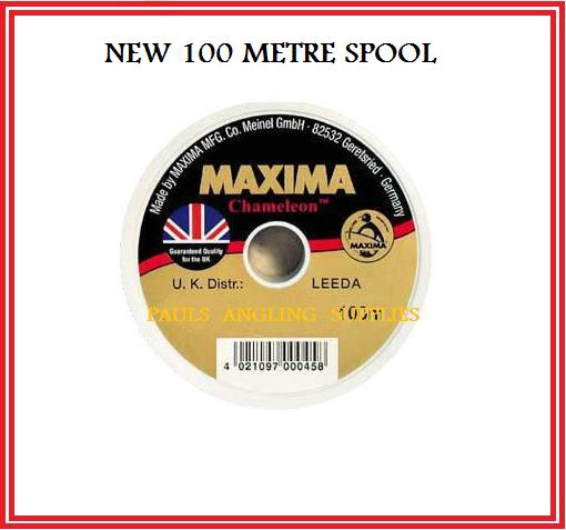 Maxima 100 Metre Spools 2.5lb to 20lb