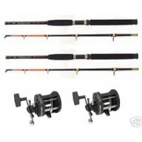 2 x Boat Rods and Reels - Sea Fishing Tackle