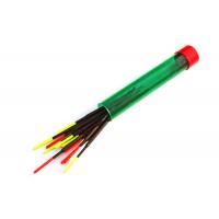 10 Assorted Peacock inserted wagglers in float tube 2BB & 3BB