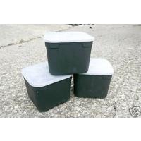 3 x Large 4 Pint Jumbo Square Fishing Bait Boxes