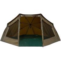 NGT XPR Shelter System, 60" Carp Fishing Brolly Bivvy with Storm