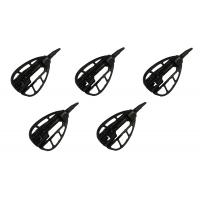 5 x Inline Method TRI Feeder - Carp Fishing Method Feeders 35Gra