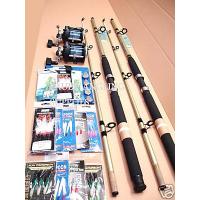 2 x Sea Fishing Boat Rods and Multiplier Reels and Tackle
