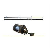 12ft Beach Rod with Multiplier Reel and Line