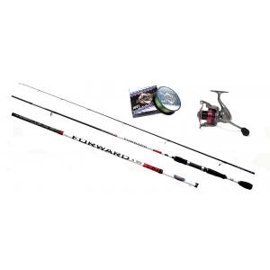 Lineaeffe Dropshotting Fishing Rod & Reel & Braid 100% Carbon Ro