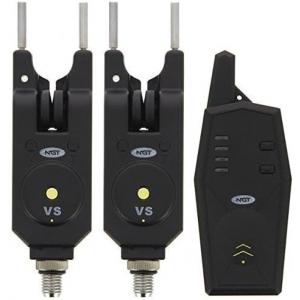 NGT Carp Fishing 2pc Wireless Alarm and Transmitter Set with 200